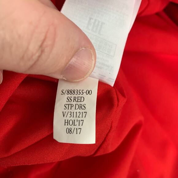 Banana Republic Red Striped Dress, Size 6 - Picture 6 of 6